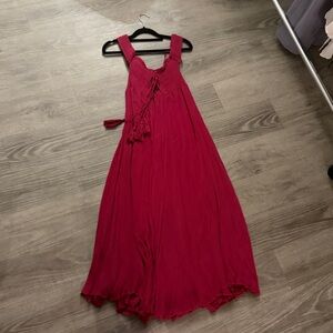 Free People Hot Pink Maxi Dress